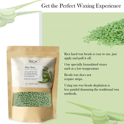 Rica Aloe Vera Hard Wax Beads - 800 gm