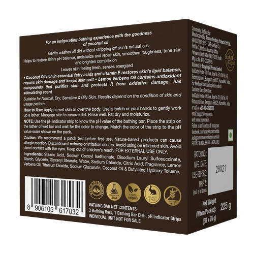 Wow Skin Science Coconut & Lemon Verbena Bathing Bar