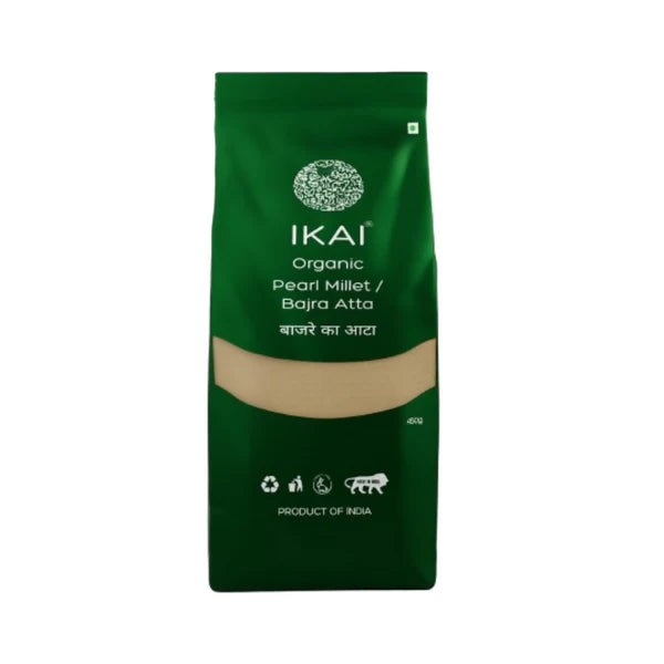 IKAI Organic Pearl Millet/Bajra Atta - 450 gm