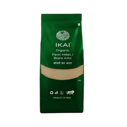 IKAI Organic Pearl Millet/Bajra Atta - 450 gm