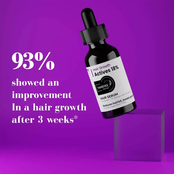 Vandyke Hair Growth Actives 18% Hair Serum - 30 ml