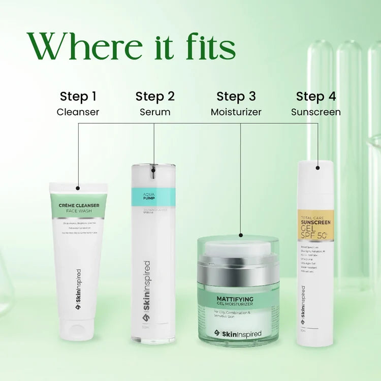 Mattifying Gel Face Moisturizer (50g) | For Oily, Combination, & Sensitive Skin