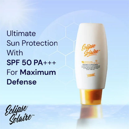 Eclipse Solaire Aqua Fusion Sunscreen - 5X Protection With SPF 50 PA+++ - 60 ml