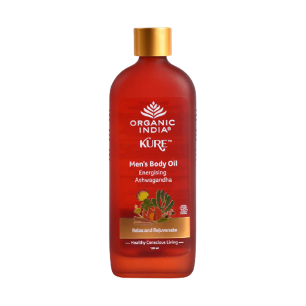 Organic India Mens Body Oil Energising Ashwagandha