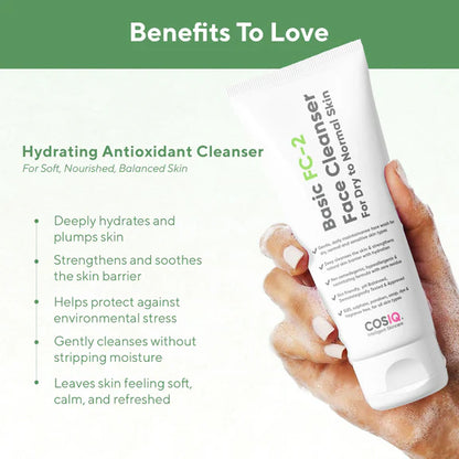Cos-IQ FC-2 Face Cleanser for Dry Skin - 100 ml