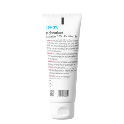 Cos-IQ CPM 2% Ceramides & Peptides Moisturizer - 100 ml