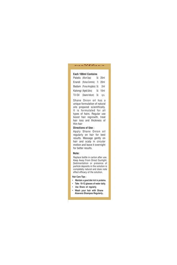 Shane Onion Oil - 100 ml