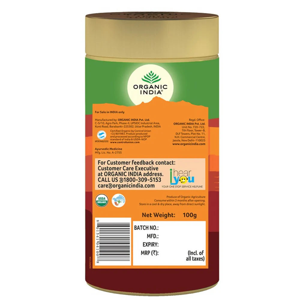 Organic India Tulsi Ginger Green Tea