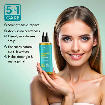 Botanic Hearth Argan & Biotin Hair Oil - 150 ml