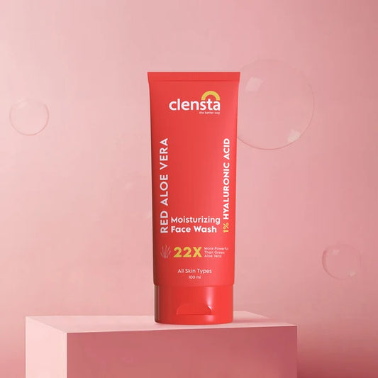 Red Aloe Vera Moisturizing Face Wash With 1% Hyaluronic Acid