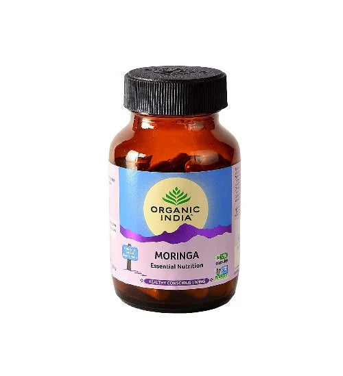 Organic India Moringa Essential Nutrition Capsules