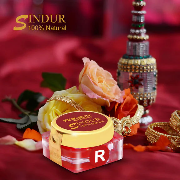 Keya Seth Aromatherapy 100% Natural Red Sindoor Powder - 3 gm