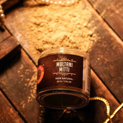 Multani Mitti Facial Ubtan - Natural Clay Face Pack for Oil Control, Tan Removal & Glowing Skin