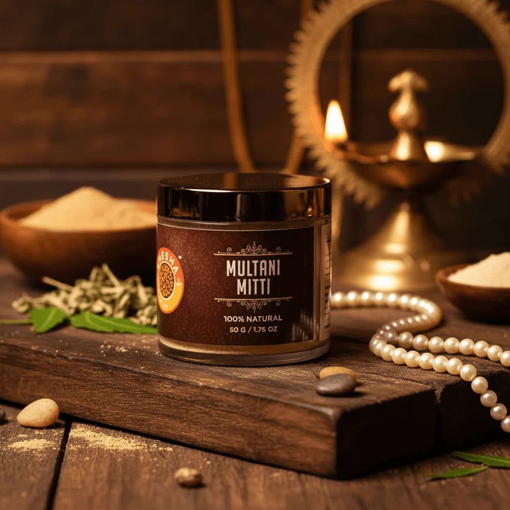 Multani Mitti Facial Ubtan - Natural Clay Face Pack for Oil Control, Tan Removal & Glowing Skin