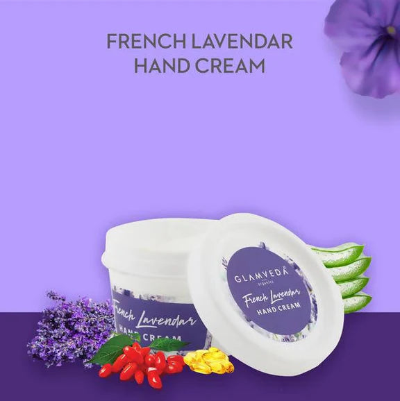 Glamveda Intense Hydration French Lavender Hand Cream - 40 gm