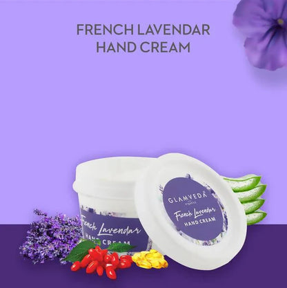 Glamveda Intense Hydration French Lavender Hand Cream - 40 gm