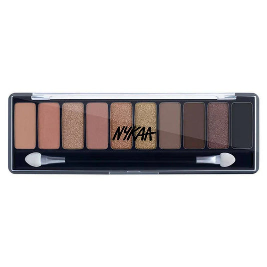 Nykaa Eyes On Me! 10-in-1 Eyeshadow Palette - Smokey at 8 - 12 gm