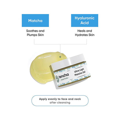Tencha Essentials Ultra Light Matcha Face Gel - 50 gm