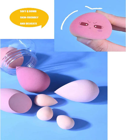 Favon Pack of 7 Professional Makeup Sponges - Combo