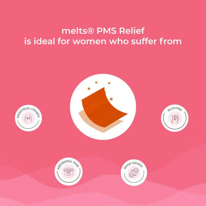 Wellbeing Nutrition Melts into PMS Relief Disintegrating Strips - Soothing Ginger Lemon