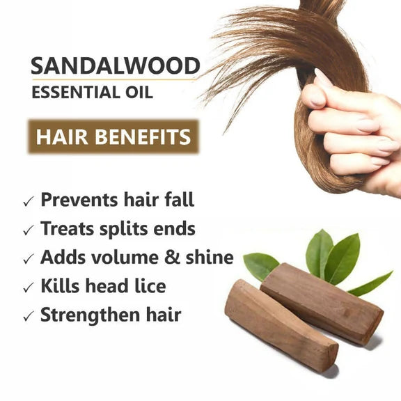 Skiura Nature 100% Natural Sandalwood Essential Oil - 15 ml