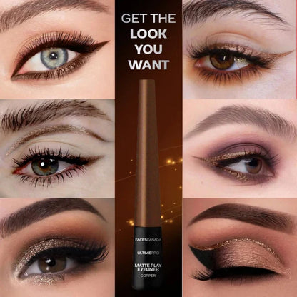 Faces Canada Ultime Pro Matte Play Eyeliner - Copper - 2.5 ml