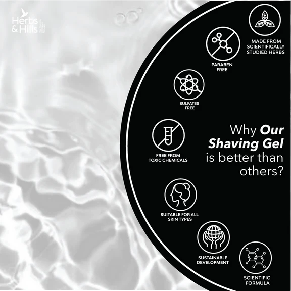 Herbs & Hills Maca Root Shaving Gel - 100 ml