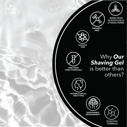 Herbs & Hills Maca Root Shaving Gel - 100 ml