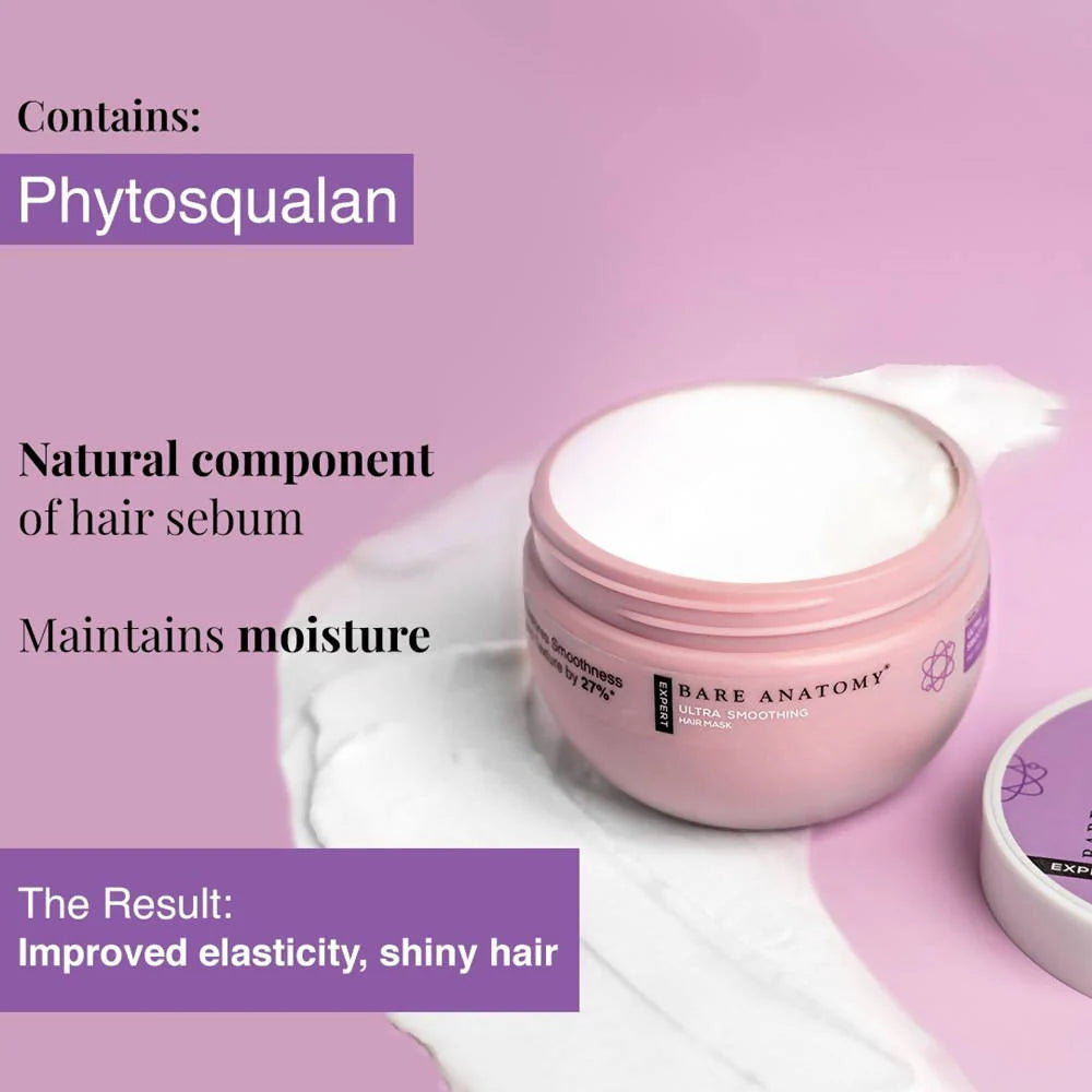 Bare Anatomy Expert Ultra Smoothing Hair Mask, Restores Smoothness