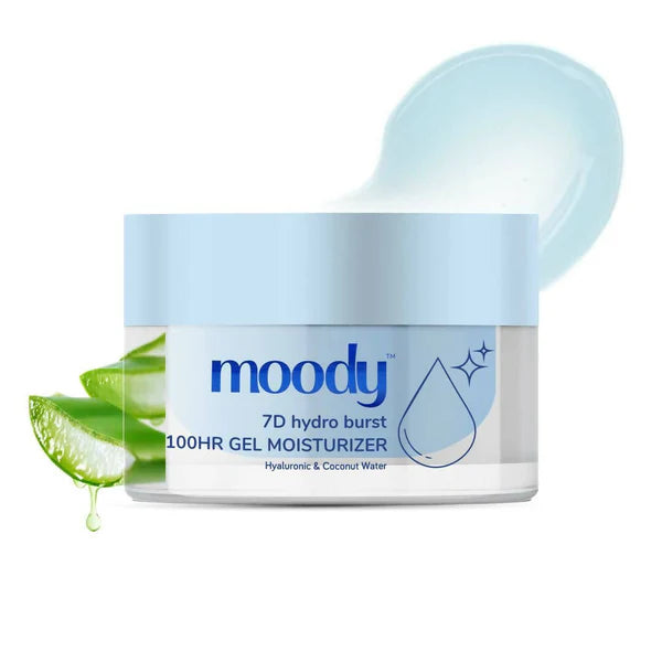 Moody 7D Hydro Burst Oil-Free Water Gel Face Moisturizer - 50 ml