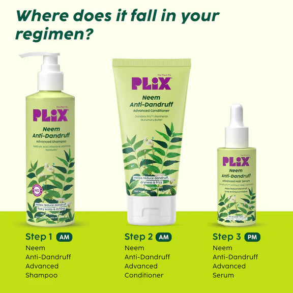 PLIX The Plant Fix Neem Anti-Dandruff Kit - Kit