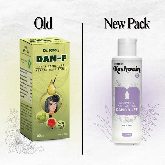 Dr. Rao's Keshovin Anti Dandruff Herbal Hair Oil - 200 ml