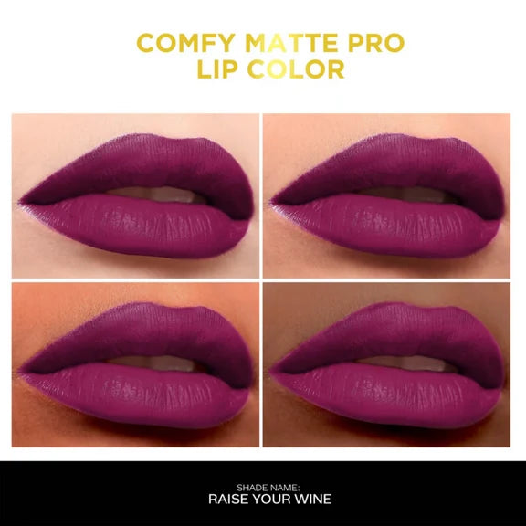 Faces Canada Comfy Matte Pro Liquid Lipstick - Raise Your Wine 03 - 5.5 ml