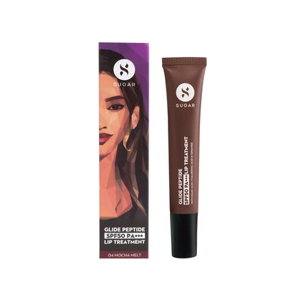SUGAR Glide Peptide SPF50 PA+++ Lip Treatment - 04 Mocha Melt - 10 ml