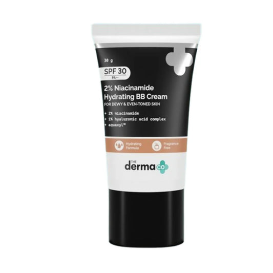 The Derma Co 2% Niacinamide Hydrating BB Cream with 1% Hyaluronic Acid Complex & Aquaxyl