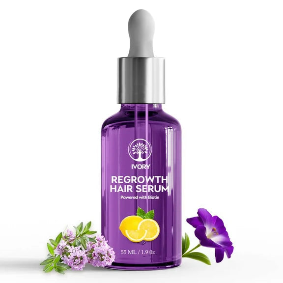 Ivory Natural Serum For Growth Of Hair For New Hair Roots & Encouraging Growth Of Hair - 55 ml