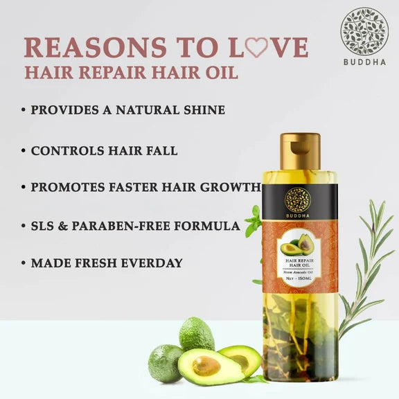 Buddha Natural Hair Repair Treatment Oil - 150 ml