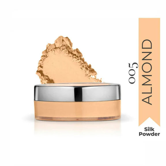 CAL Los Angeles Silk Loose Mattifying Powder For The High Definition Look - Almond - 40 gm