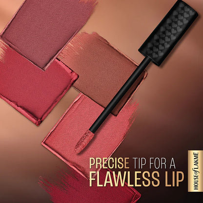 Lakme Xtraordin-Airy Velvet Matte Lip Mousse - Right Swipe Pink - 4.6 gm