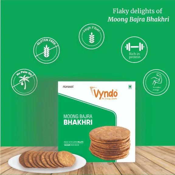 Vyndo Moong Bajra Bhakhri
