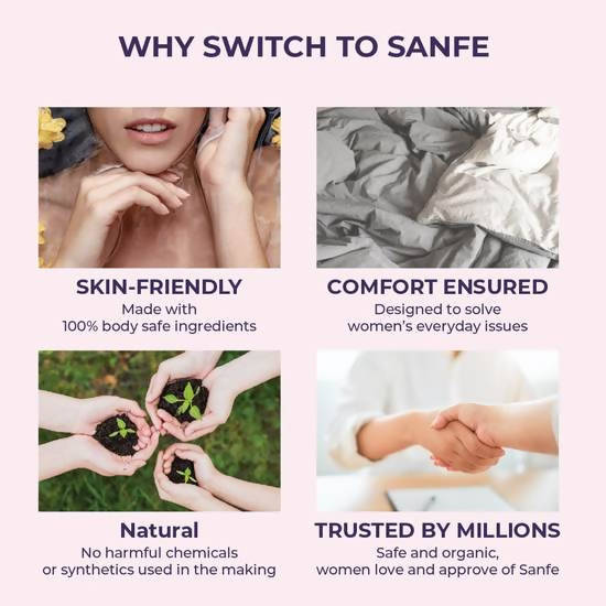 Sanfe Lavender & Chamomile 3 In 1 Intimate Wash - 100 ml
