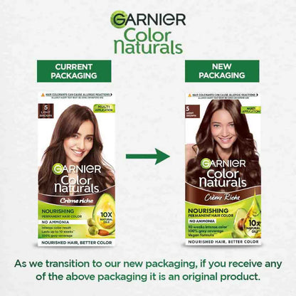 Garnier Color Naturals Creme Riche Hair Color - 5 Light Brown