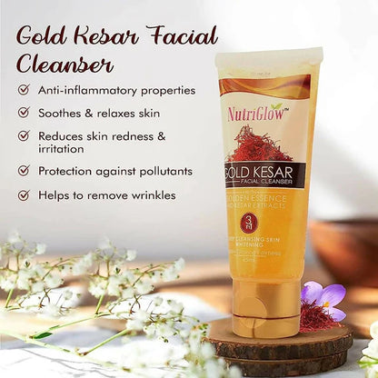 NutriGlow Gold Kesar Face Wash - 65 ml