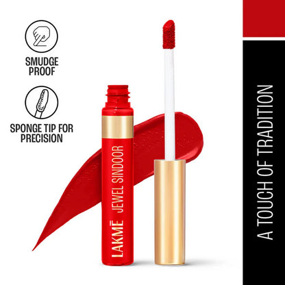 Lakme Forever Matte Sindoor, Long Lasting, Smudgeproof - Red - 5 ml