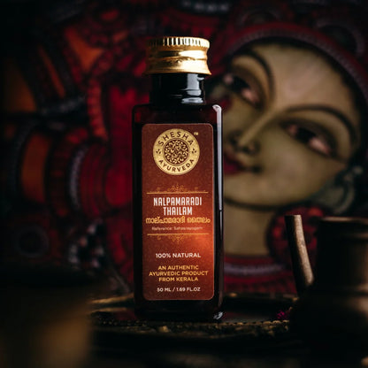 Night Goddess Kit | Red Sandalwood Night Cream 50G + Kumkumadi Thailam 5ML + Nalpamaradi Oil 50ML