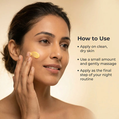 VedicDerm Kumkumadi De Pigmentation Night Cream with Saffron & Ceramides - 50 gm