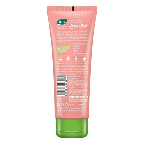 Joy Spearmint & Eucalyptus Face & Body Scrub - 200 gm