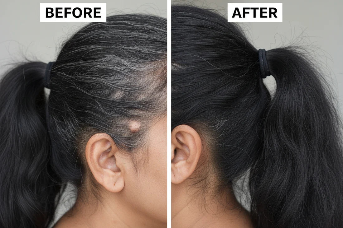 Nilini Natural Black Hair Color & Root Fix Combo Pack