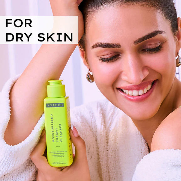 Hyphen By Kriti Sanon Moistuzing Creamy Cleanser, Hydration & Gentle Cleansing For Dry Skin - 100 ml