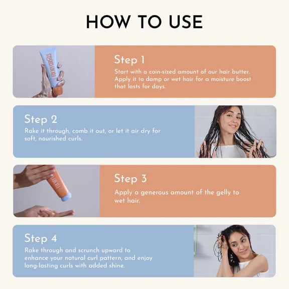 Fix My Curls Curl Quenching Moisture Styling Duo - combo